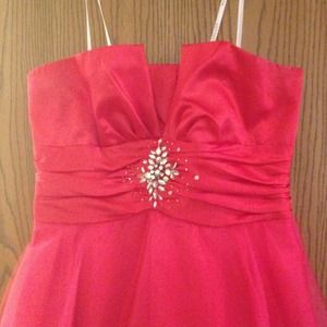 Masquerade magenta dress. Stunning