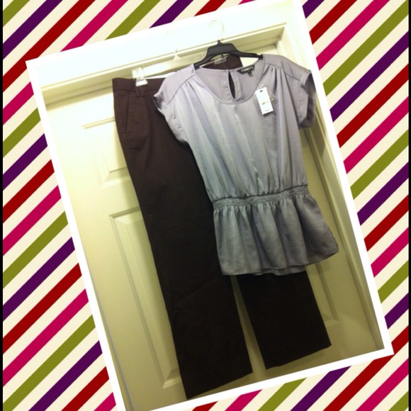 GAP Brown dress pants size 6 ankle