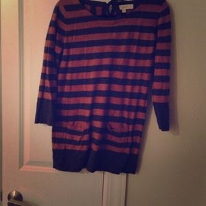 Brown and Charcoal sweater from the Loft sz M