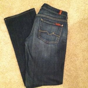 Authentic Seven for all Mankind jeans.