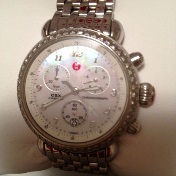 Michele CSX Diamond Chronograph Watch - Picture 4 of 4