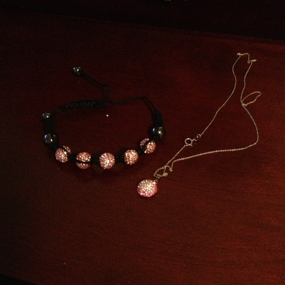 Bracelet with matching necklace