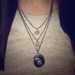 Lucky Brand Layered Buddha Necklace