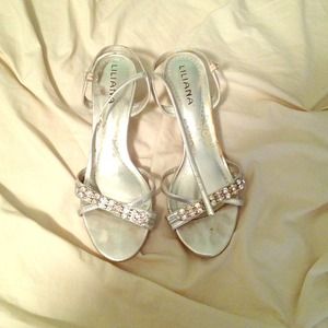 Silver heels