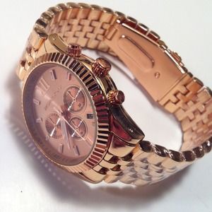 Brand New Women's MK Rosegold Watch Roman Numeral