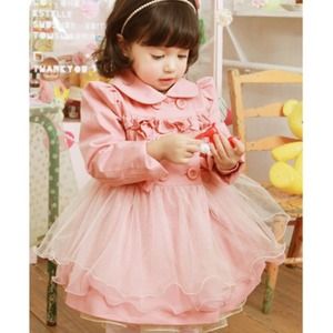 Trench coat wind jacket baby dress