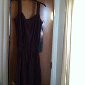 Burgundy LOFT tank dress