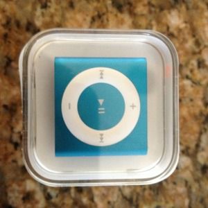 Blue iPod shuffle