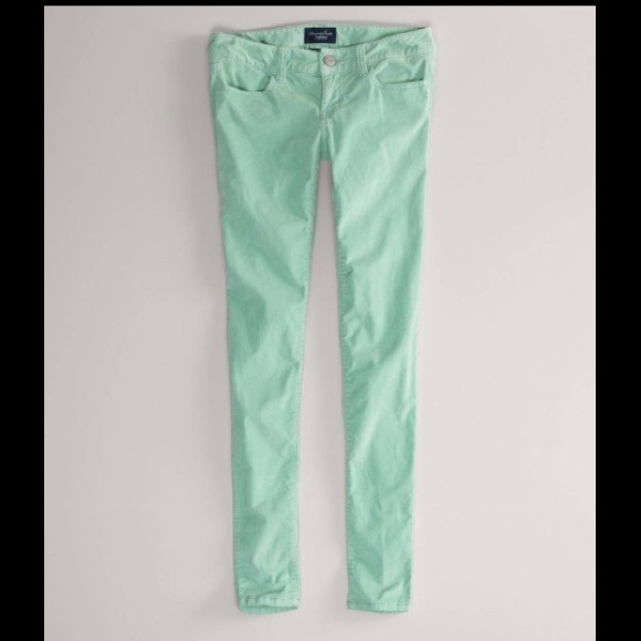 Colored skinny jeans