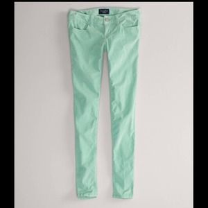 Colored skinny jeans