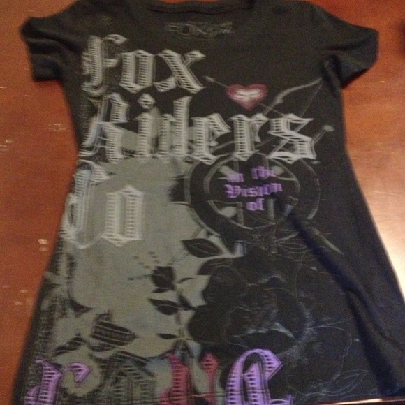 Fox small black short sleeve tee