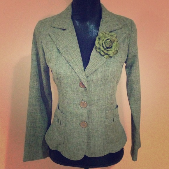 Green blazer from Forever 21