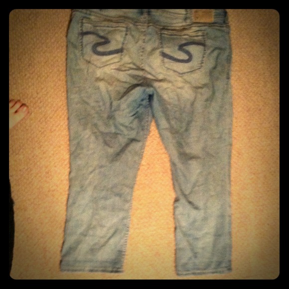 Real brand silver jeans