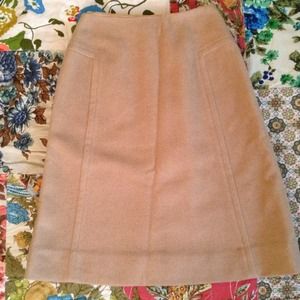 vintage camel a line skirt