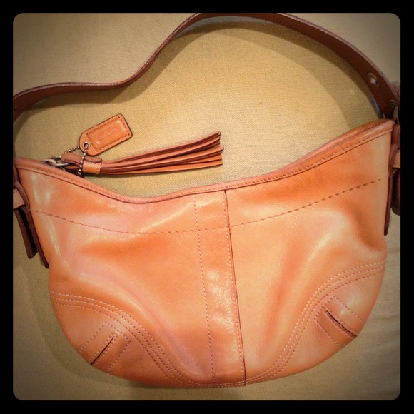 Authentic coach hobo purse