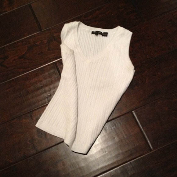 Cotton V-Neck Sweater Vest