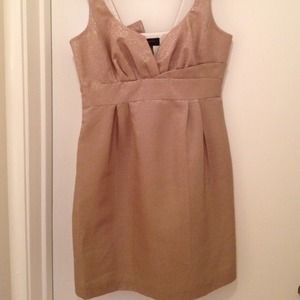 Bloomingdale's Aqua Gold Dress