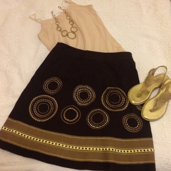 🌻Reserved for Deja🌻Petite linen A line skirt