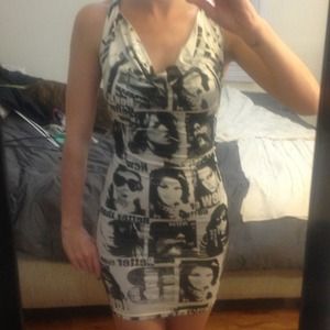 Unique body conscious dress. Sexy!