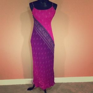 Pink and Purple Dress