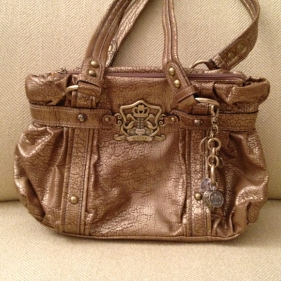 Gold handbag
