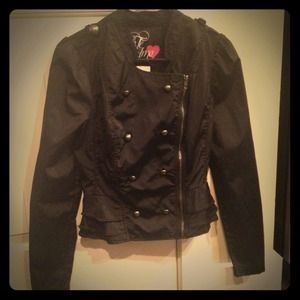 Black nylon jacket