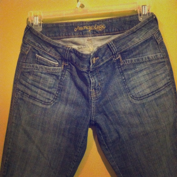 Denim capris