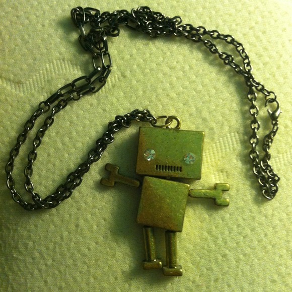 Long robot necklace