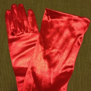 🎉Red Silk Elbow Length Gloves