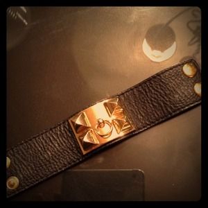 Hermes inspired wrist wrap bracelet