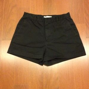 Black J. Crew cotton shorts