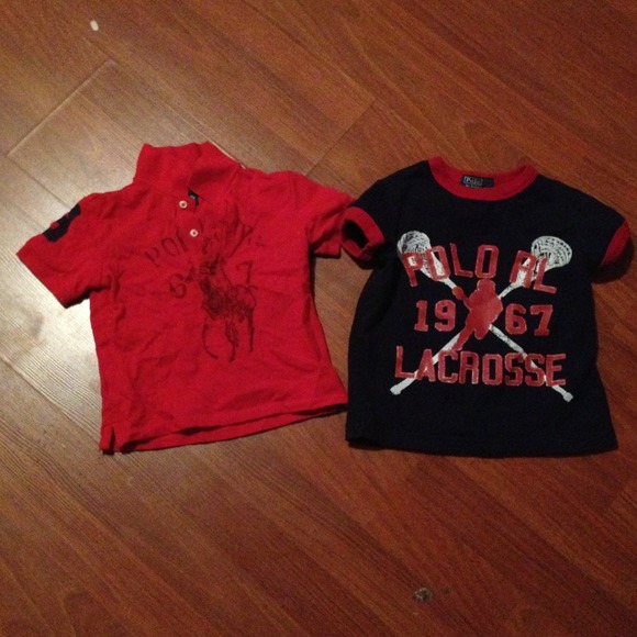 2 boys polo shirts