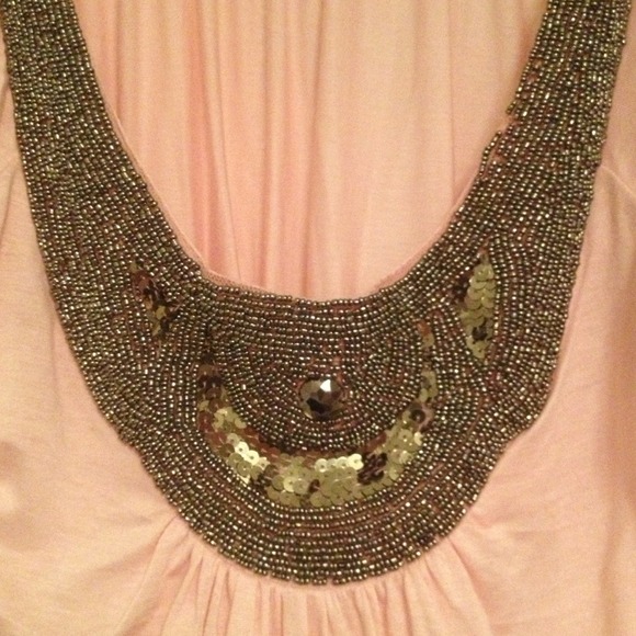 **SOLD**NWOT, pale pink with metallic details - Picture 2 of 2