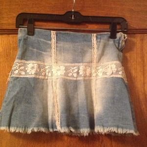 🚫SOLD in Bundle🚫Denim Skirt