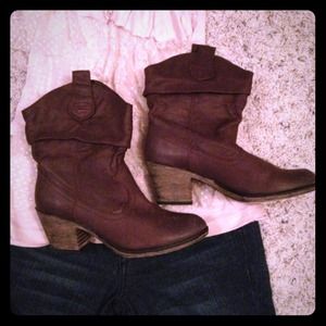 Dark Brown Rocketdog Cowboy Boots