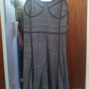 free people intimates grey slip dress size large