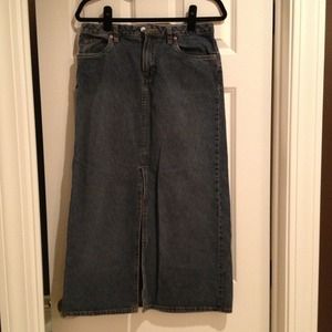 SOLD in bundle - Long jean skirt