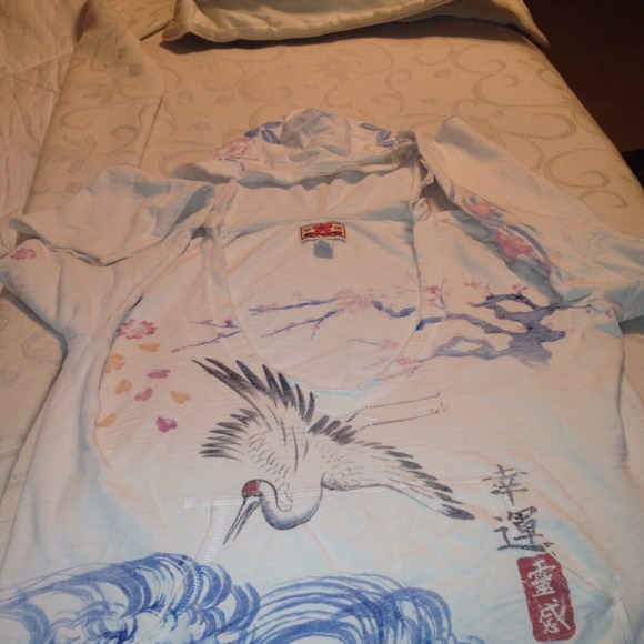 LUCKY Hoodie Silk Screen Limited Edition V-neck.