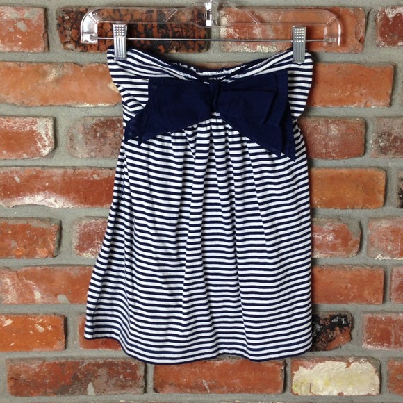 Striped tube top