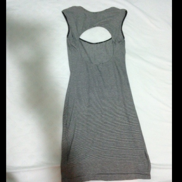 SOLD! Urban Outfitters Navy & White Striped Dress - Picture 3 of 3