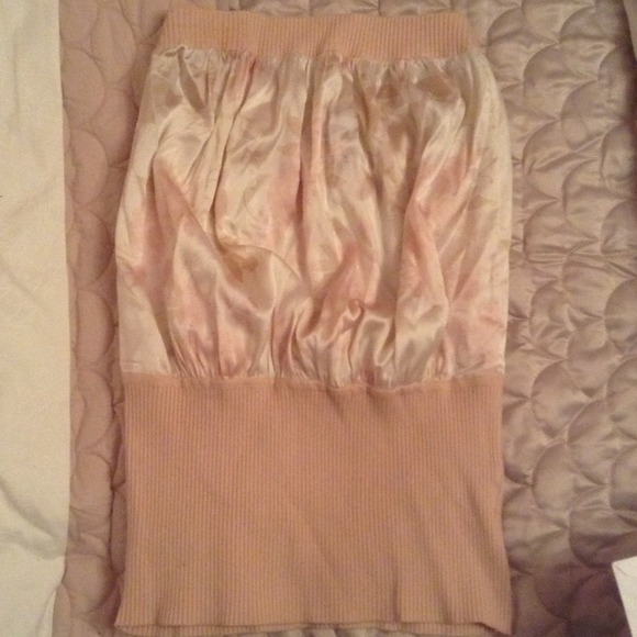 SOLD Baggy silk BEBE tube top