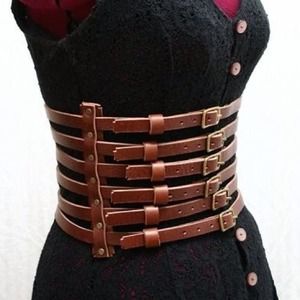 Alexander McQueen inspired multi-strapped belt