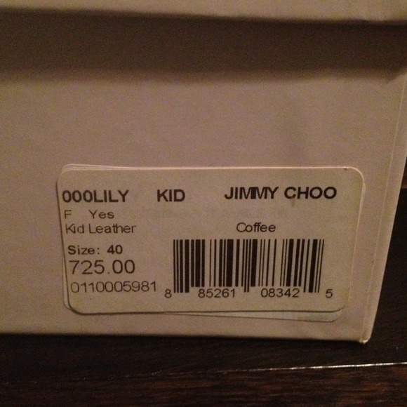 SOLD *REDUCED* Dark Brown Jimmy Choo Ankle Boot - Picture 3 of 4