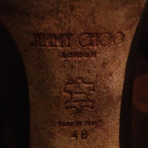 SOLD *REDUCED* Dark Brown Jimmy Choo Ankle Boot - Picture 4 of 4