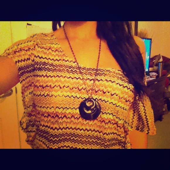 Mesh Tribal Crop Top