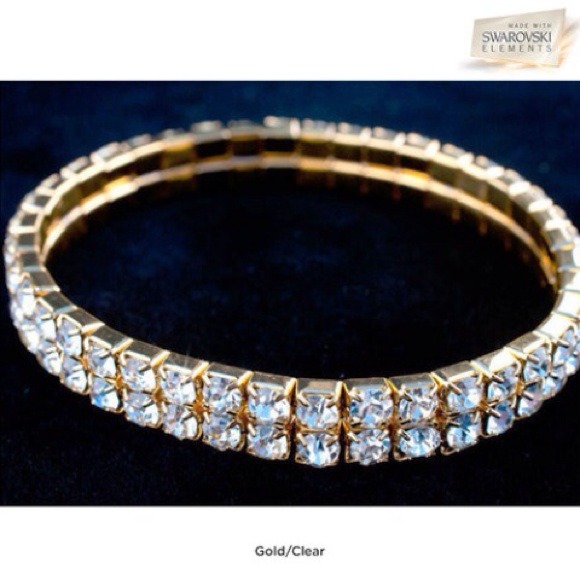 Swarovski Elements Double-Tiered Austrian Bracelet - Picture 1 of 1