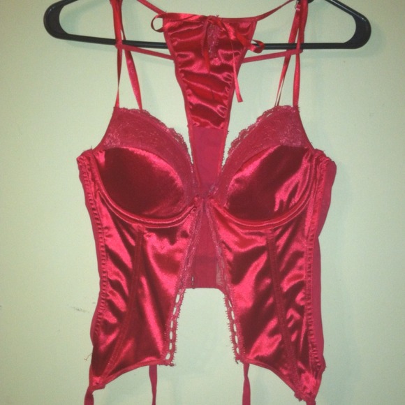 Corset and g-string..never worn..