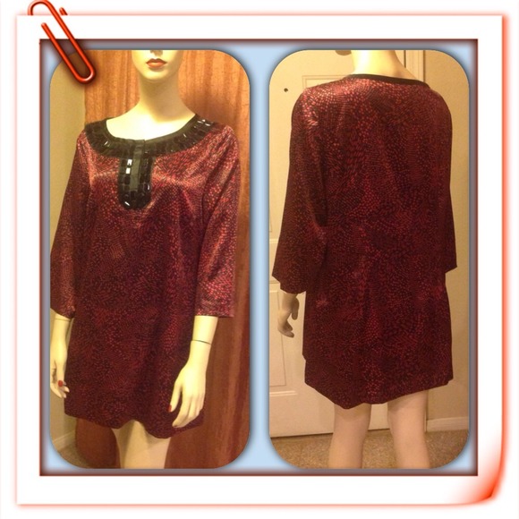 Michael Kors Pink Black Pattern Dress