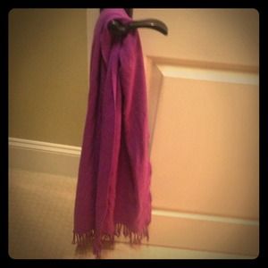 Royal purple scarf. 100% cashmere.
