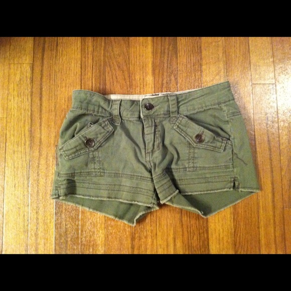 Safari green shorts